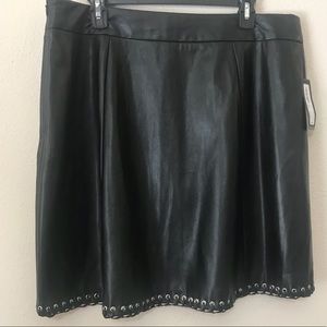 Women’s Worthing Faux Leather Skirt-16
